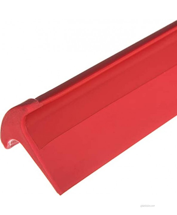Carlisle 3656805 Solid One-Piece Foam Rubber Head Floor Squeegee 24 Length Red Case of 6
