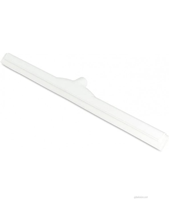 Carlisle 4156802 Commercial Double Foam Squeegee 24 Synthetic Rubber Polypropylene White