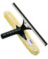 Ettore 71141 Stainless Steel Backflip Window Cleaning Combo Tool 14-Inch,Black Yellow
