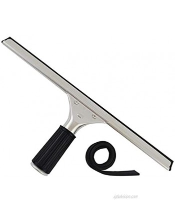 ITTAHO Professional Window Squeegee for Shower Glass Door,Smooth Surface Cleaning-Stainless Steel-14 Inch