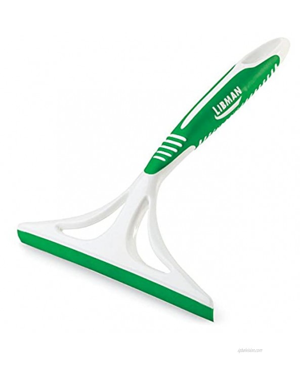 Libman Commercial 1070 Shower Squeegee Polypropylene and Sanoprene 8 Wide Green and White Pack of 6