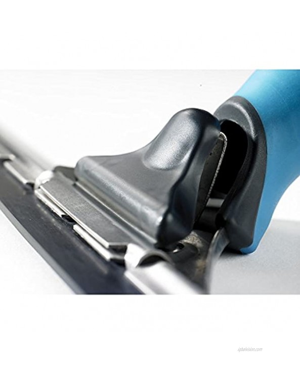 Moerman 21056 18 Pro Stainless Steel Window Squeegee with 2 Component Anti-Slip Comfort Grip Dura-Flex Rubber Blade