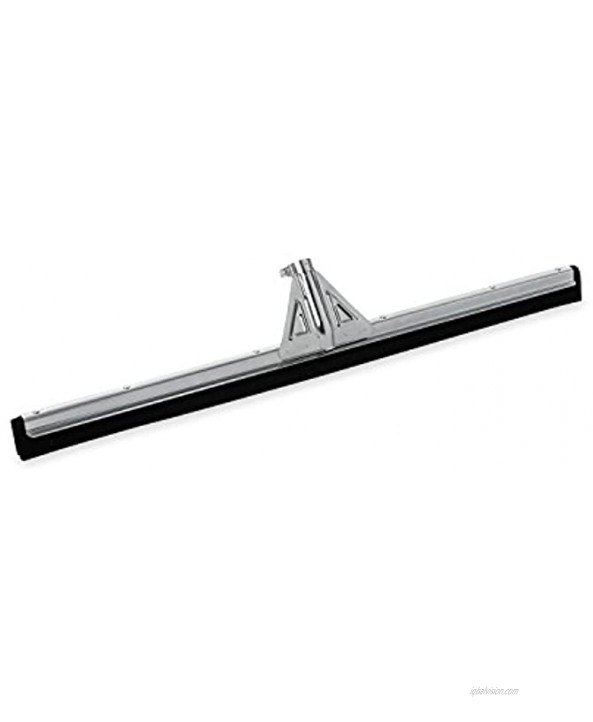Rubbermaid Commercial Products Heavy-Duty Floor Dual Squeegee for Concrete Garage Basement Floor and Commercial Car Industry Environment 30 L X 3.25 W x 5.5 H Black FG9C2900BLA