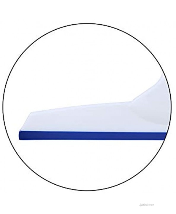 Superio Rubber Squeegee Blue 10 Streak Free All Purpose Window Squeegee Comfort Grip Handle and Hanging Hook.