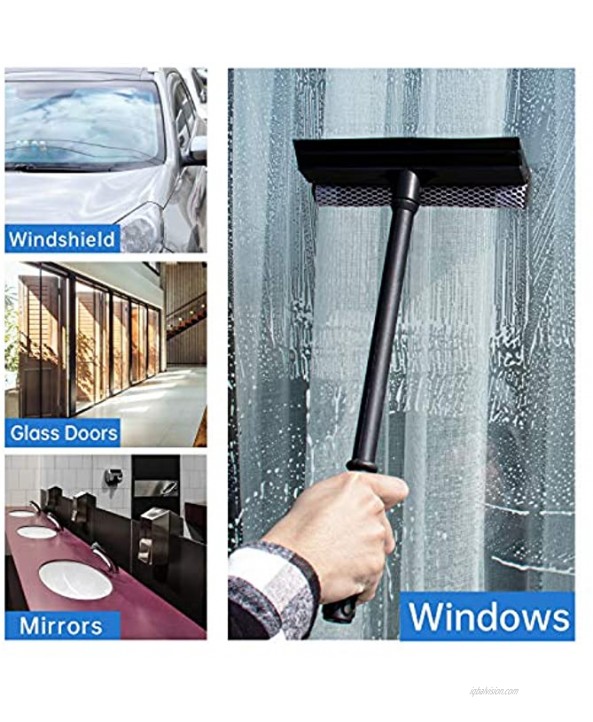 Window Squeegee Car Cleaning Tool for Windshield Windows Cleaner with Handle Professional Shower Glass Scrubber Auto Washing Tools Small Bathroom Washer