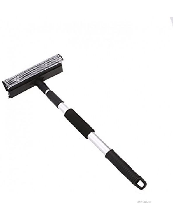 WINOMO Multifunctional Mesh Sponge Squeegee Dual Head Auto Car Window Cleaning Squeegee Mop with Rubber Blade