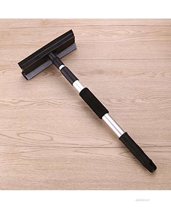 WINOMO Multifunctional Mesh Sponge Squeegee Dual Head Auto Car Window Cleaning Squeegee Mop with Rubber Blade