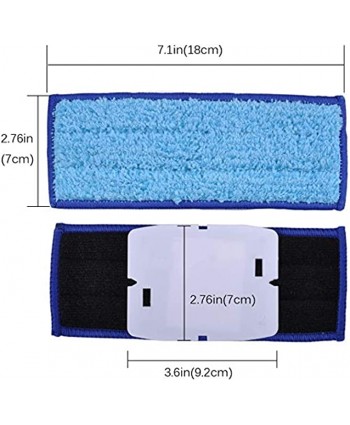 6 Pack Washable Wet mop Pads for iRobot Braava Jet 240 241