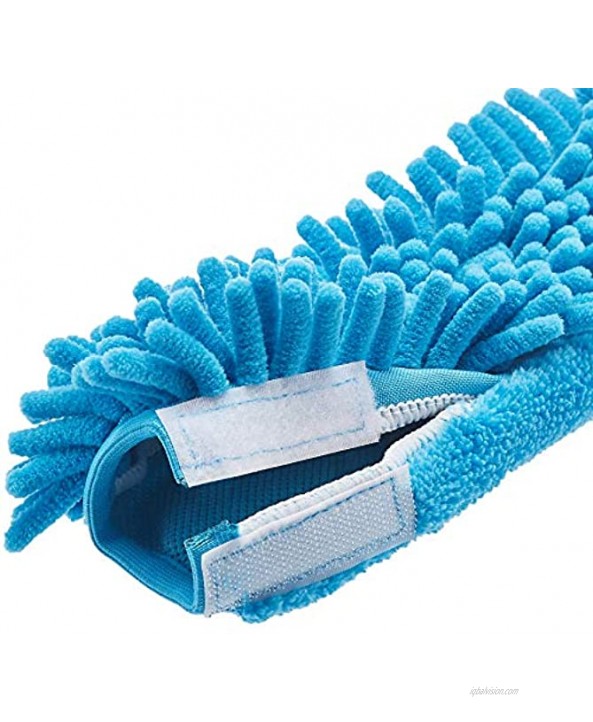 Basics Chenille Duster 5 Pads Blue and White