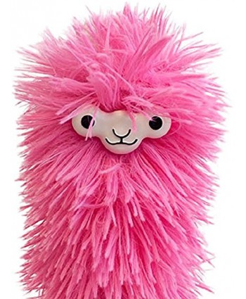 Gift Republic Fuzzy Pink Llama Duster GR450039