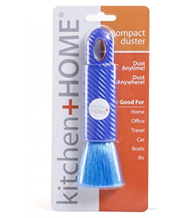 Kitchen + Home Compact Static Duster 6.5 Inch Travel Duster with Carry Case Electrostatic Duster attracts dust Like a Magnet!
