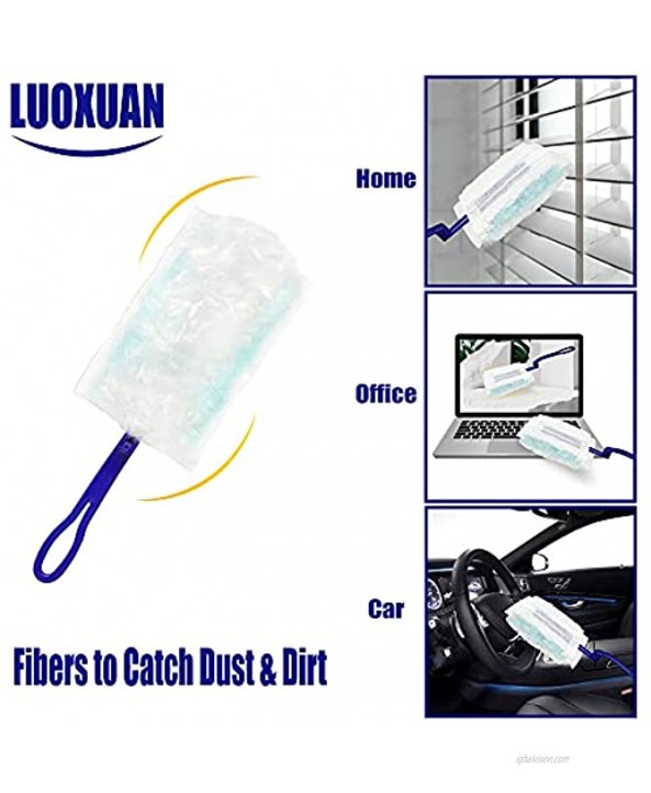Microfiber Duster 11 Piece Set-Dusters for Cleaning of Home Office Car 1 Handle 10 Dusters