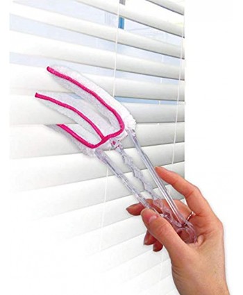 Sophisti-Clean Washable Microfiber Window Blind Cleaner Duster with Refill