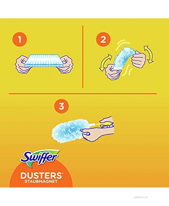 Swiffer Duster Spare Parts for Dust Capture Capture and Trap Up to 3 Times More Dust and Hair Than A Traditional Duvet 194g Pack of 3