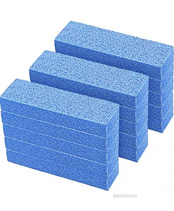 20 Pieces Pumice Stones for Cleaning Pumice Scouring Pad Pumice Stick Cleaner for Removing Toilet Bowl Ring Bath Household Kitchen Pool 5.9 x 1.4 x 0.9 Inch Blue