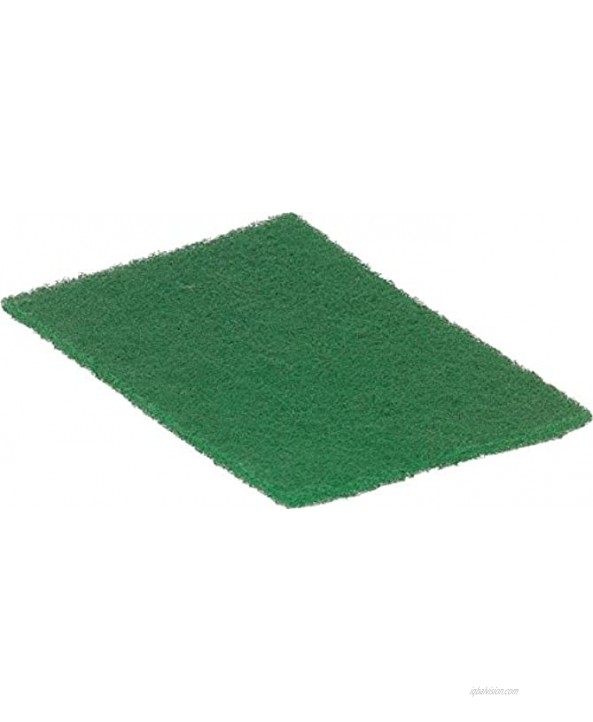 Carlisle 3639608 Synthetic Coarse Scour Pad 9 Length x 6 Width x 1 4 Thickness Green Pack of 10 Case of 6