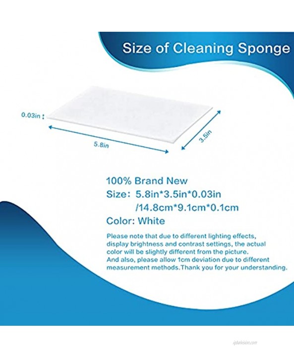 Magic Cleaning Sheets Magic Eraser 96 Pieces Extra Thin Efficient Detergency Nano Scratch-Free High Density Cleaning Wipes for Multiple Purpose