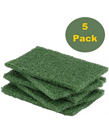Pine-Sol Heavy Duty Scouring Pads Household Scrubbers Cleans Tough Messes 5 Pack Green