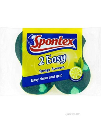 Spontex Easy Sponge Scourer 14 Packs of 2 Total 28 Scourers