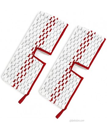 2 Pack Mop Refills Compatible with O-Ceda Dual-Action Microfiber Flip Mop Replacement Mop Heads for Dry Wet Use Machine Washable Double Sided All Surface Cleaning