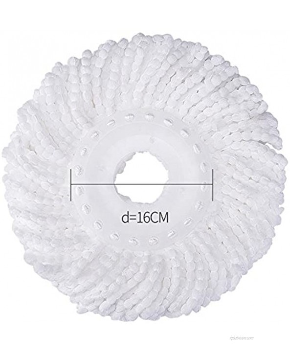 3 Pack Mop Head Replacement for Hurricane Spin Mop Replacement Heads 360° Microfiber Spin Mop Refills Easy Cleaning Standard Size