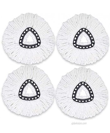 4 Pack EasyWring Spin Mop Head Refill Mop Replacement Head