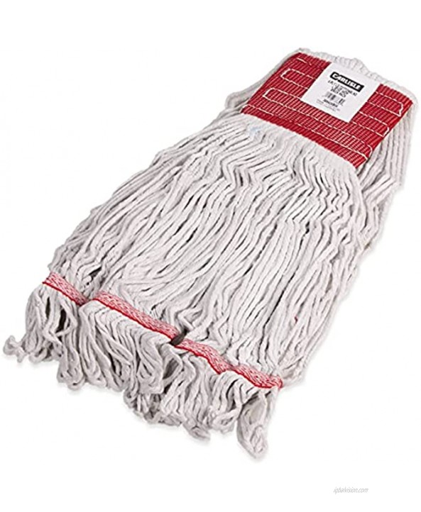 Carlisle 369424B00 Loop-Ended Wide Band Mop Head Only Large Red Pack of 12