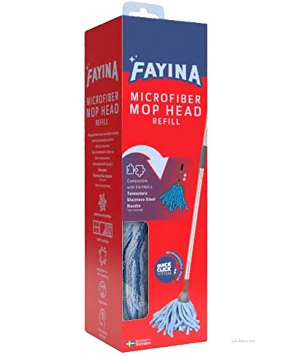 FAYINA Premium Microfiber Mop Head Refill