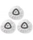 Feill 3 Pack Mop Replacement Head Microfiber Mop Head Refills Spin Mop Easy Cleaning Mop Head Replacement