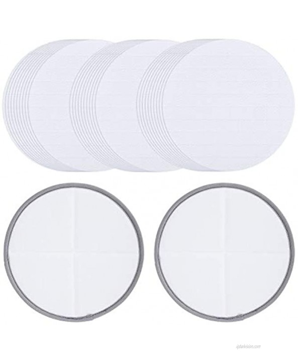 KeeTidy 30 PCS Disposable Mop Pads and 2 PCS Connected Components Compatible with Bissell Spinwave 2039A 2124