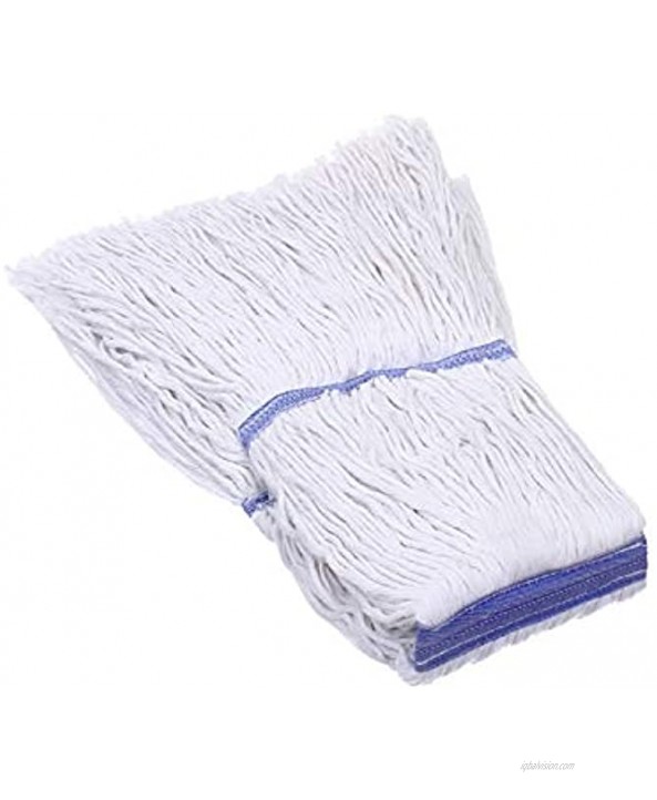 KLHB-YF Special White fine Cotton Yarn mop Head Stronger fastness Good Water Absorption Effect Long Service Life can be Matched with Most mop Holders on The Market six Packs