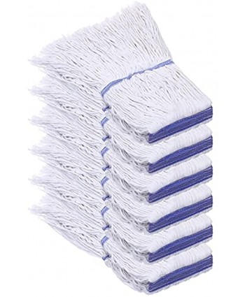 KLHB-YF Special White fine Cotton Yarn mop Head Stronger fastness Good Water Absorption Effect Long Service Life can be Matched with Most mop Holders on The Market six Packs