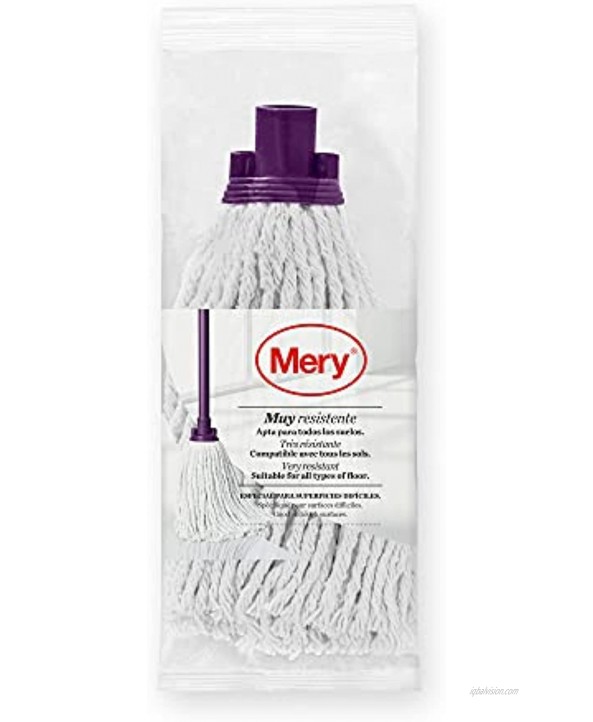 Mery Universal Recycled Cotton Mop White Lilac 25 cm