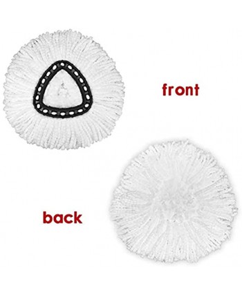 Mop Replacement Heads Compatible with Spin Mop Microfiber Spin Mop Refills Easy Cleaning Mop Head 4pcs