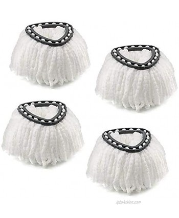 Mop Replacement Heads Compatible with Spin Mop Microfiber Spin Mop Refills Easy Cleaning Mop Head 4pcs