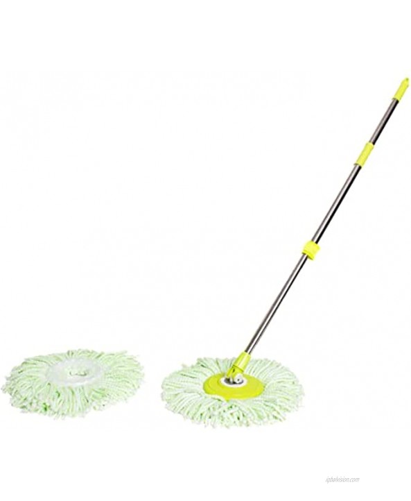 Mopnado Microfiber Spin Mop Replacements 2 Pack for Deluxe Stainless Steel Rolling Spin Mop System