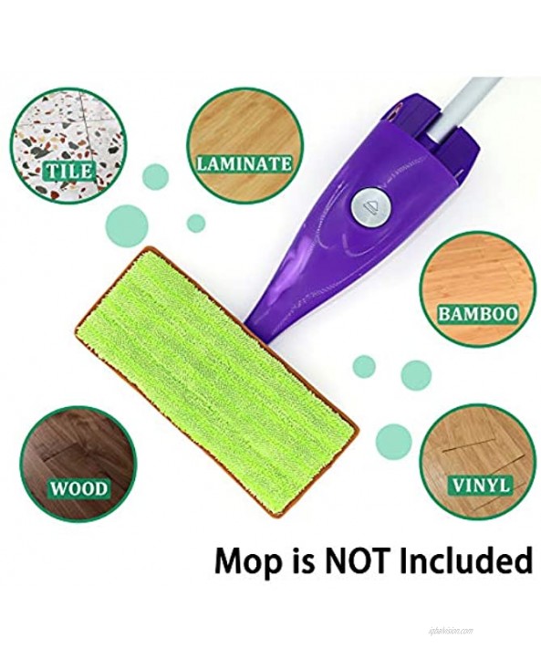 Reusable Mop Pads for Swiffer Wet Jet Refills Machine Washable Refill Pads for Swiffer Wet Jet Pads Microfiber Mop Refill for Hardwood Floor 2-Pack