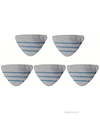 Revin-Sky 5 Pack Microfibre Pads Mop Replacement Cleaner Floor Pads Washable x5mop Cloths Compatible with H2O Steam Mop X5 Mop Pad