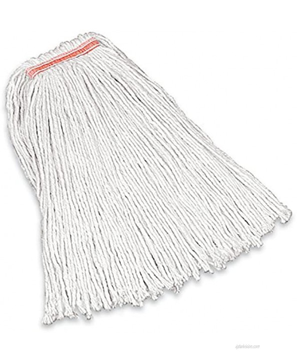 Rubbermaid Commercial Cut End Cotton Mop Removes Dirt Grease and Stains Indoor and Outdoor Use