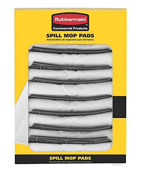 Rubbermaid Commercial Disposable Highly Absorbant Spill Mop Pads for Spill Mop 2031093 Gray 201705910-Pack