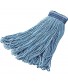 Rubbermaid Commercial Products-FGE23800BL00 Universal Headband Blend Mop Blue Looped Ends to Reduce Fraying