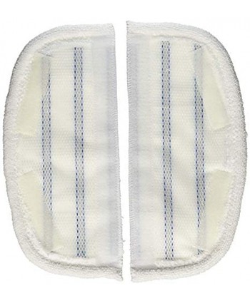 Think Crucial Replacement Pads Compatible with 46B4 Series Striped Microfiber Pad Part Fits Steam & Sweep Hard Floor Cleaners Compatible with Parts # 75F5 2032200 & 203-2200 2 Pack