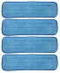 Xanitize Microfiber Replacement Mop Pad Wet & Dry Home & Commercial Cleaning Refills Fits 18 and 20 4-pack