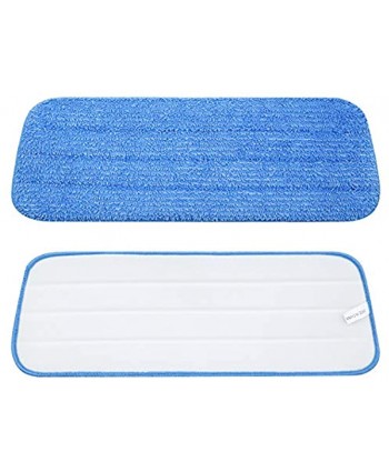 6 Pieces Microfiber Cleaning Pads 16 Inch Reveal Mop Head Fit for Most Spray Mops and Reveal Mops Washable Blue