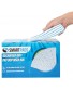 Arkwright Reusable Microfiber Mop Pads and Floor Mop Set 18 Inch in a Dispenser Box 30 Mop Pads Box Blue