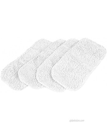 Carkio Replacement Microfiber Mop Pads Compatible with Sienna Luna Steam Mop SSM-3006,Machine Washable and Reusable Pack of 4