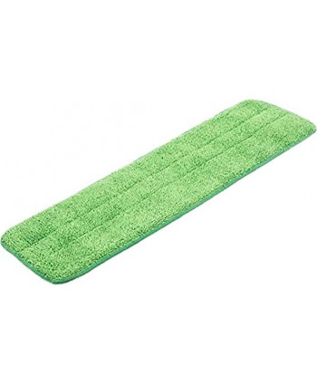 Carlisle 363321809 Commercial Microfiber Reusable Wet Or Dry Mop Pad 18" Green