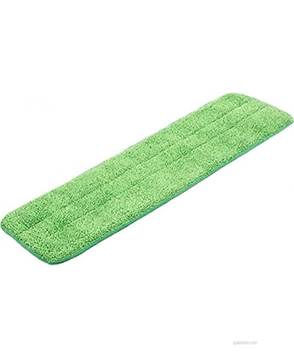 Carlisle 363321809 Commercial Microfiber Reusable Wet Or Dry Mop Pad 18 Green