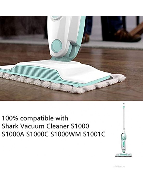 FFsign 8 Pack Steam Mop Pads Replacement for Shark Steam Mop S1000 S1000A S1000C S1000WM S1001C Vacuum Cleaners 8 Pcs Washable Microfiber Mop Pad