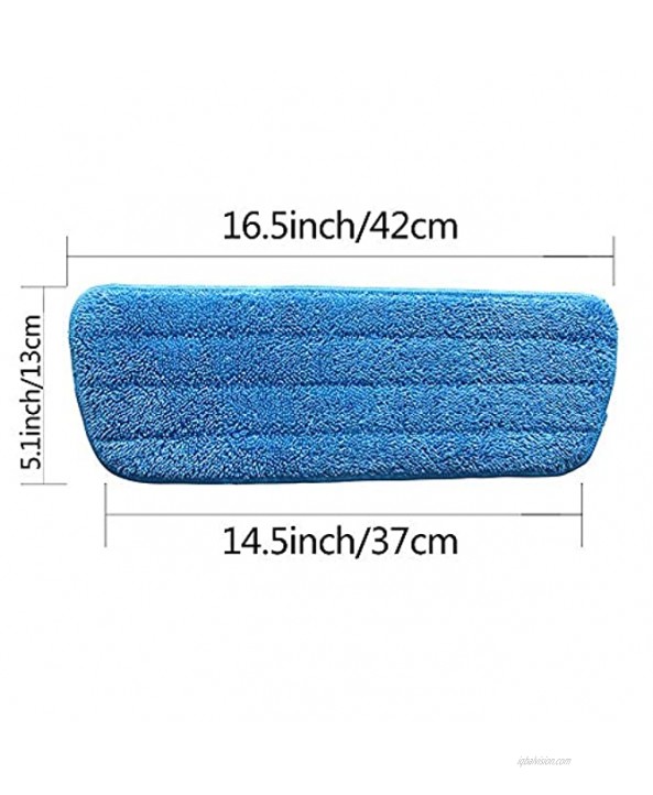 Microfiber Spray mop Replacement Blade Microfiber mop Replacement Wet Dry mop Cleaning pad from re-up Compatible BONA Floor Care System 4 Packs